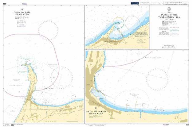 BA 805 - Ports in the Tyrrhenian Sea